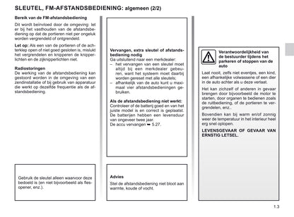 2021-2022 Renault Kangoo Owner's Manual | Dutch