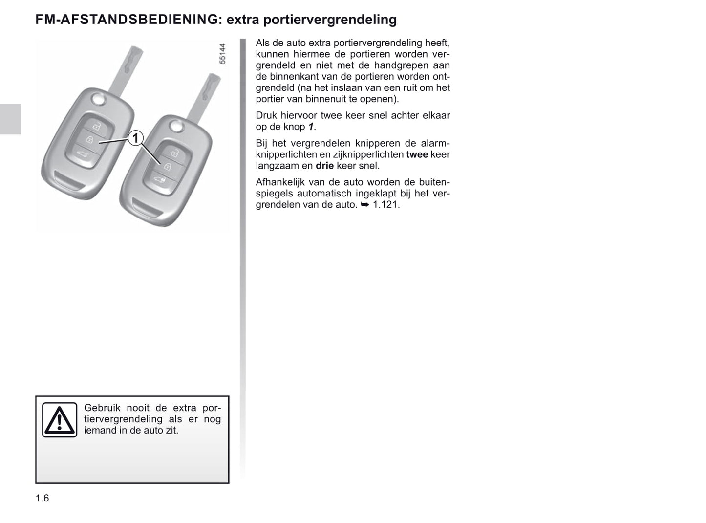 2021-2022 Renault Kangoo Owner's Manual | Dutch