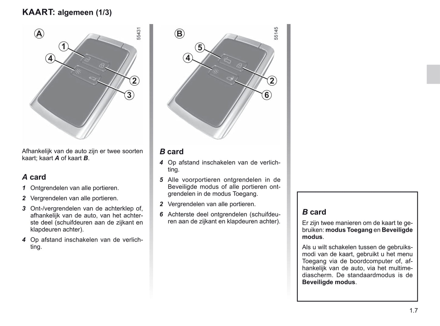 2021-2022 Renault Kangoo Owner's Manual | Dutch