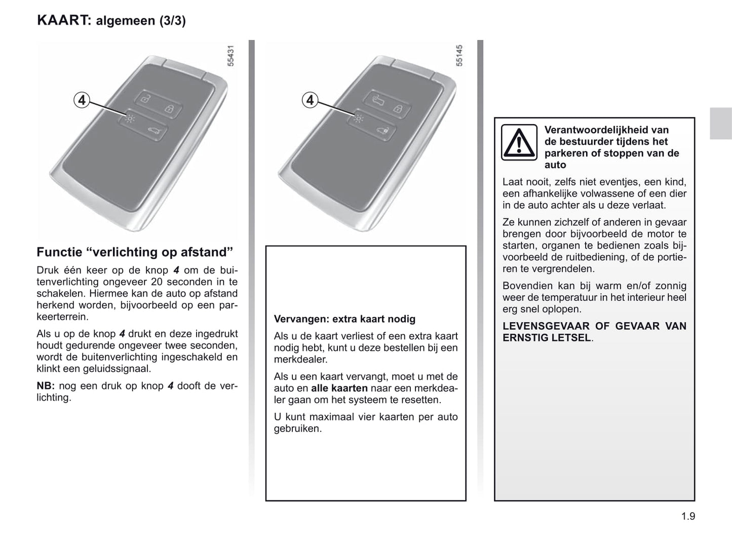 2021-2022 Renault Kangoo Owner's Manual | Dutch