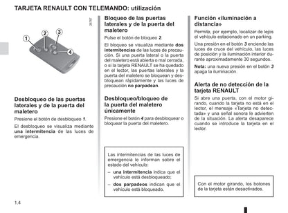 2014-2015 Renault Latitude Owner's Manual | Spanish