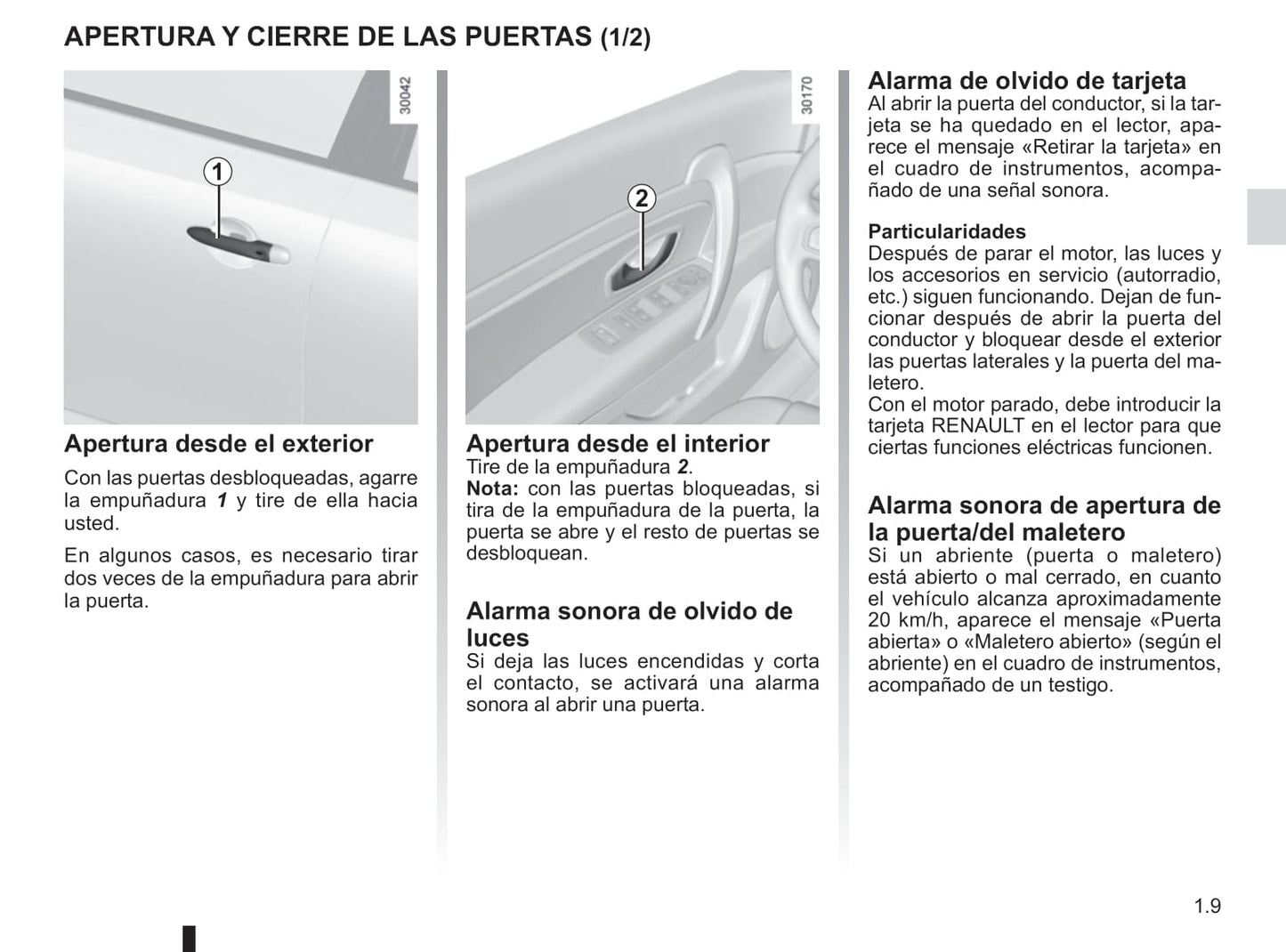 2014-2015 Renault Latitude Owner's Manual | Spanish