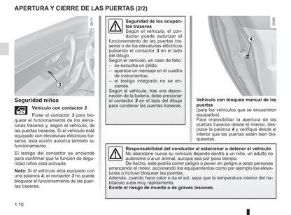 2014-2015 Renault Latitude Owner's Manual | Spanish