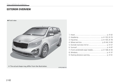 2018-2019 Kia Carnival/Sedona Owner's Manual | English