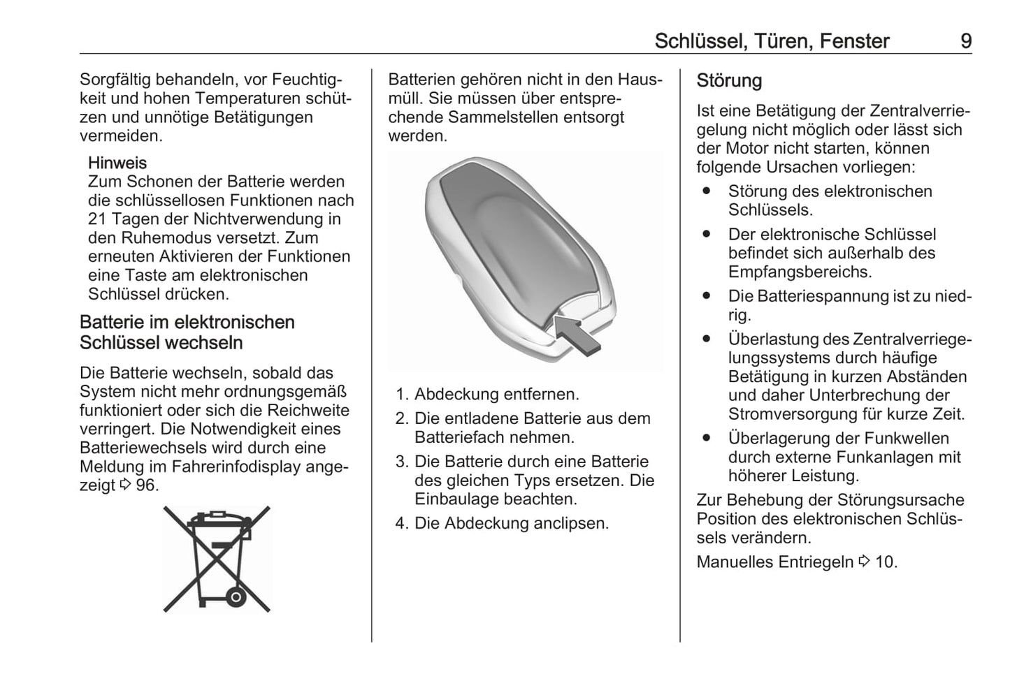 2021-2023 Opel Grandland Bedienungsanleitung | Deutsch