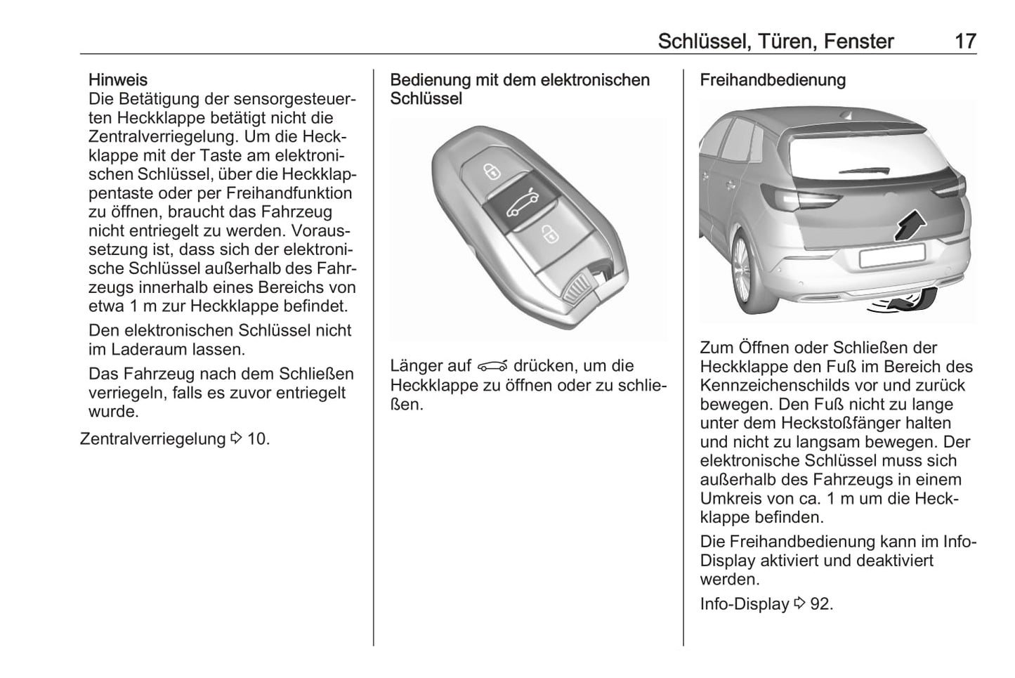 2021-2023 Opel Grandland Bedienungsanleitung | Deutsch