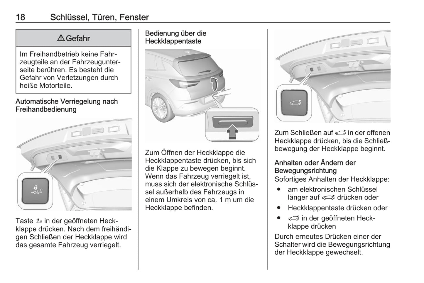 2021-2023 Opel Grandland Bedienungsanleitung | Deutsch