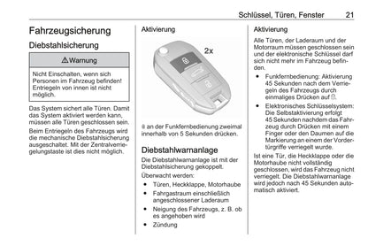 2021-2023 Opel Grandland Bedienungsanleitung | Deutsch