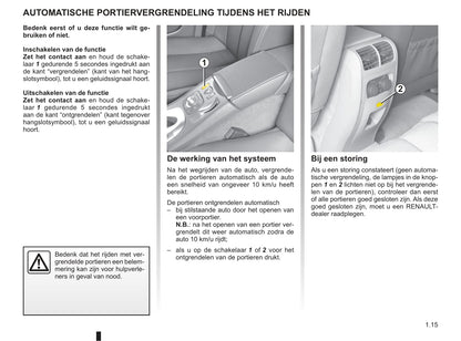 2009-2010 Renault Vel Satis Owner's Manual | Dutch