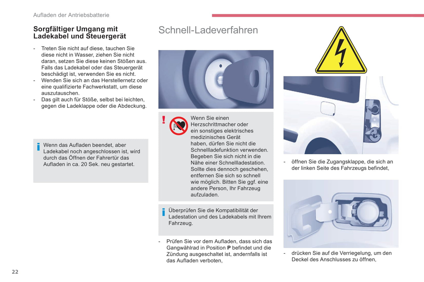 2016 Citroën e-Berlingo Multispace/Berlingo Electric Owner's Manual | German