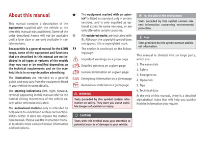 2017 Seat Leon Owner's Manual | English