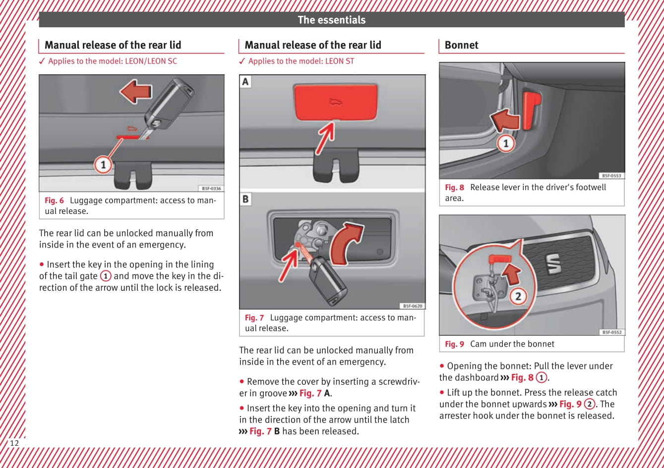 2017 Seat Leon Owner's Manual | English