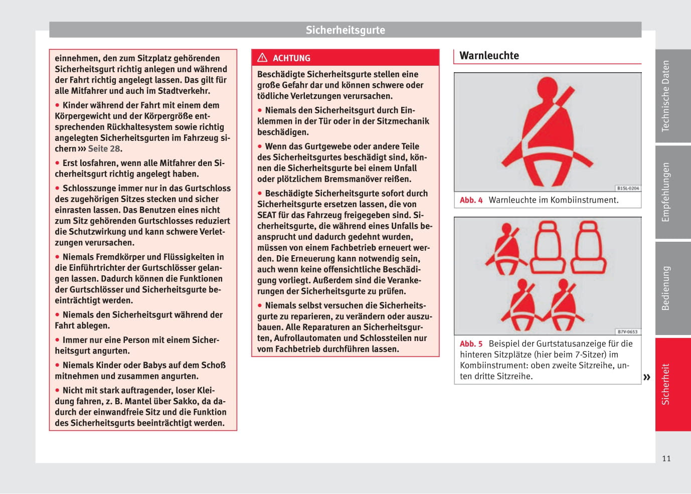 2014-2015 Seat Alhambra Owner's Manual | German