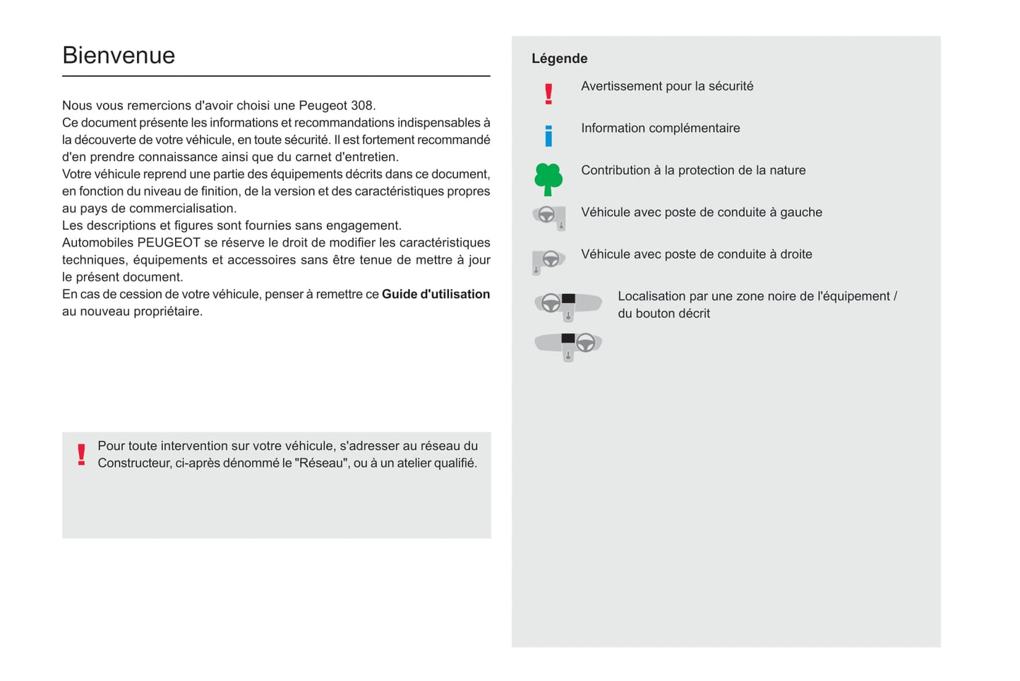 2021-2022 Peugeot 308 Gebruikershandleiding | Frans