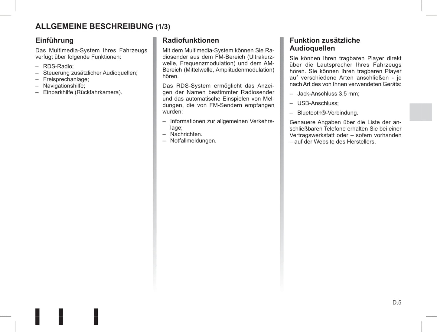 Renault Media Nav Bedienungsanleitung 2015 - 2018