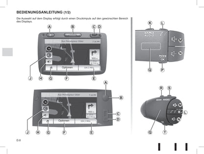 Renault Media Nav Bedienungsanleitung 2015 - 2018