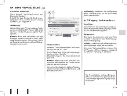 Renault Media Nav Bedienungsanleitung 2015 - 2018