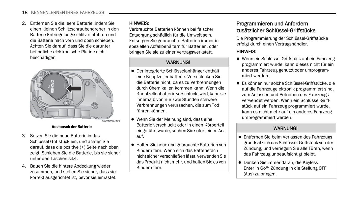 2022 Jeep Gladiator Owner's Manual | German