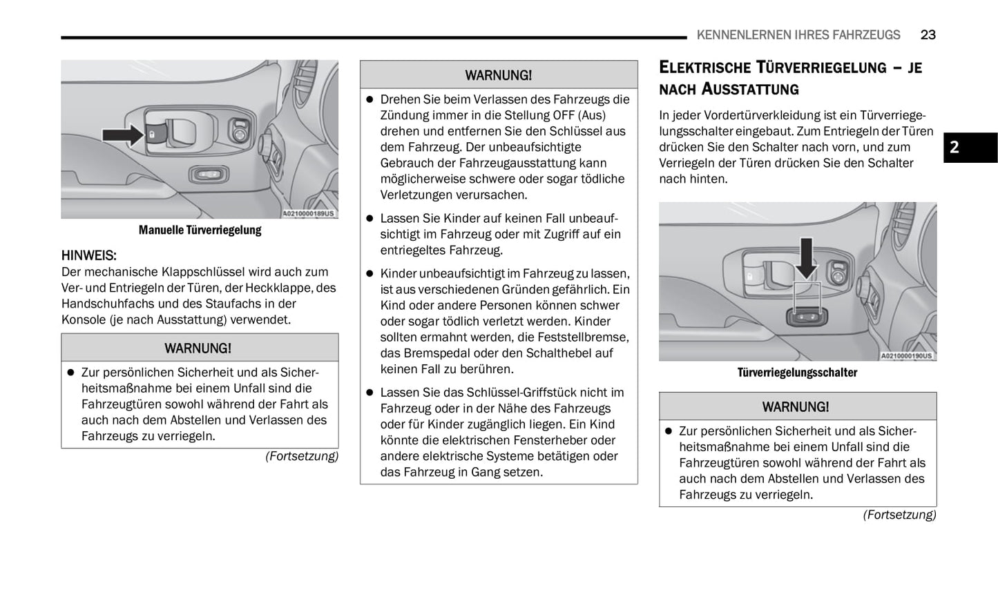 2022 Jeep Gladiator Owner's Manual | German