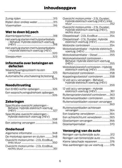 2021-2023 Ford Galaxy / S-Max Gebruikershandleiding | Nederlands