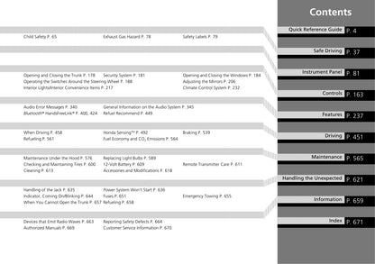 2018 Honda Accord Hybrid Owner's Manual | English