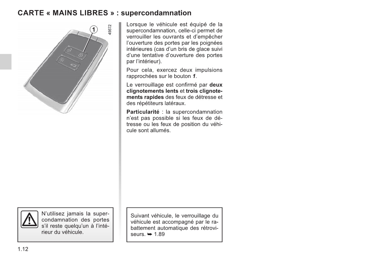 2021-2022 Renault Arkana Owner's Manual | French