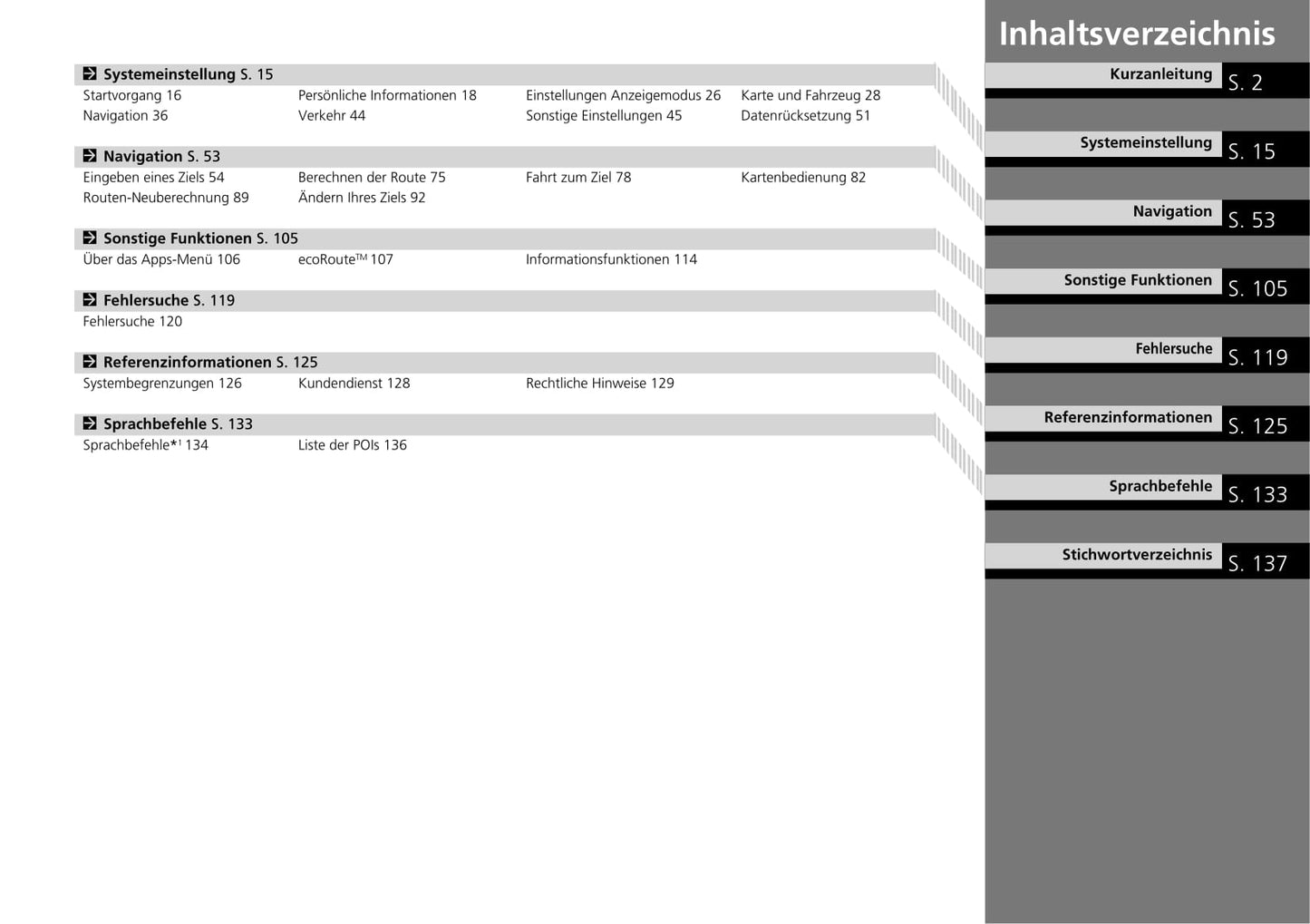 Honda CR-V & CR-V Hybrid  Navi Bedienungsanleitung 2018 - 2019