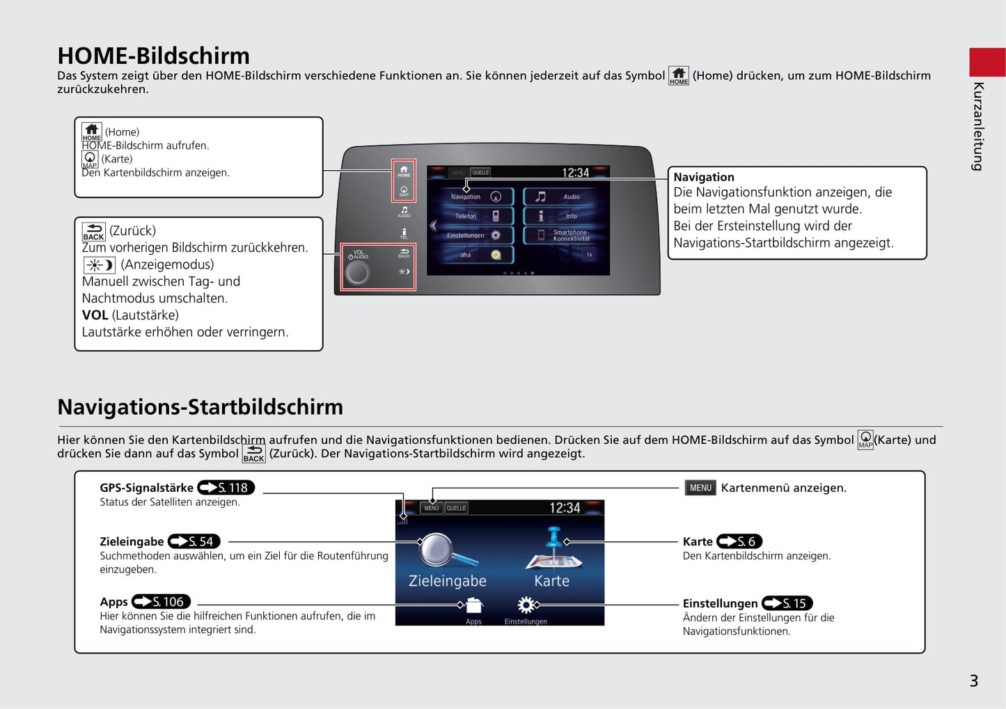 Honda CR-V & CR-V Hybrid  Navi Bedienungsanleitung 2018 - 2019