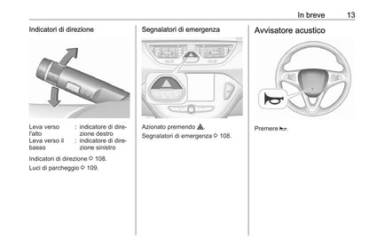 2018-2019 Opel Corsa Bedienungsanleitung | Italienisch