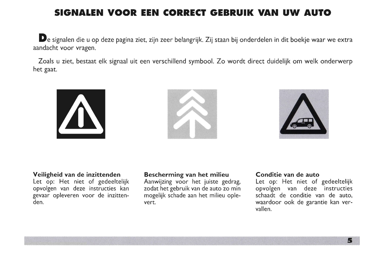 2003-2004 Fiat Doblò Owner's Manual | Dutch