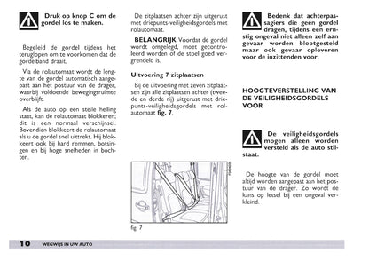 2003-2004 Fiat Doblò Owner's Manual | Dutch