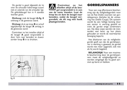 2003-2004 Fiat Doblò Owner's Manual | Dutch