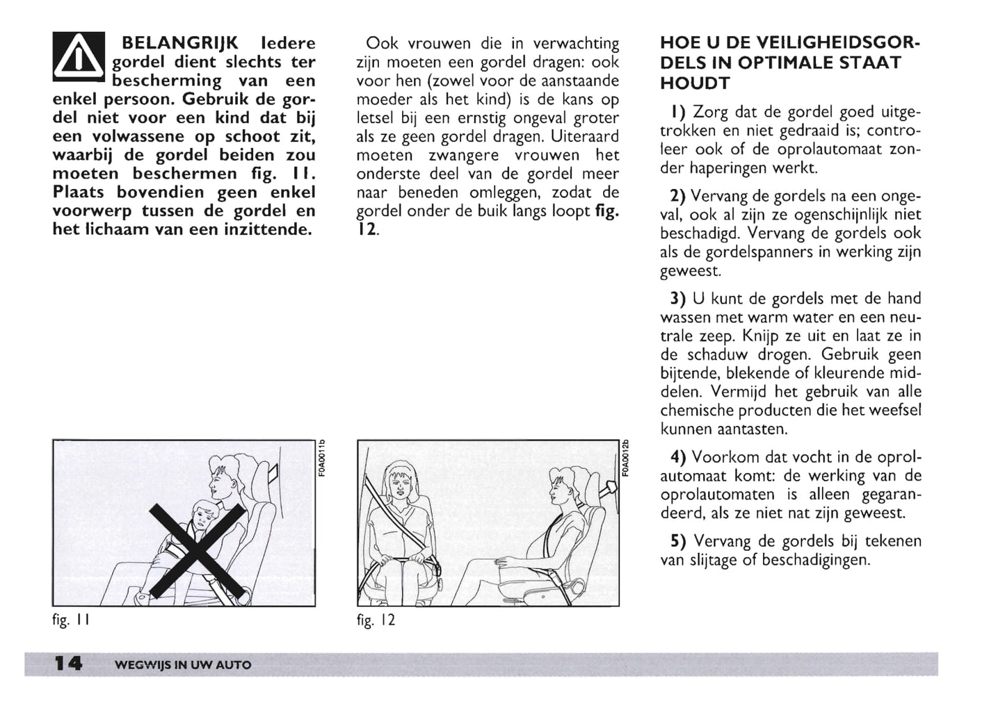 2003-2004 Fiat Doblò Owner's Manual | Dutch