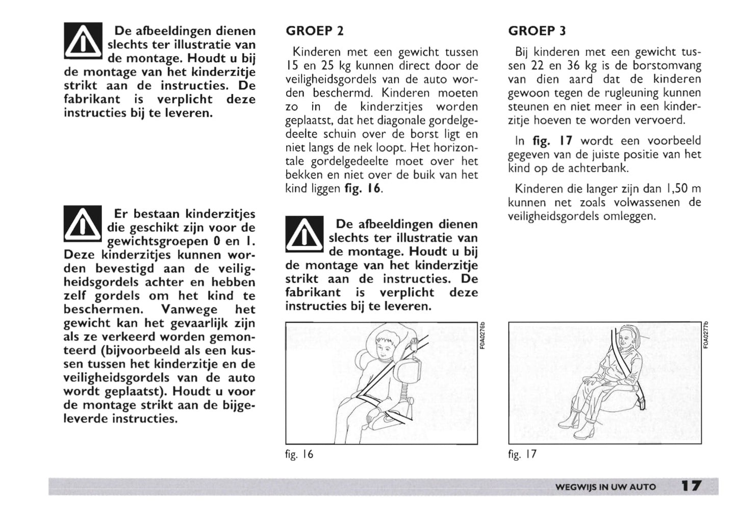 2003-2004 Fiat Doblò Owner's Manual | Dutch