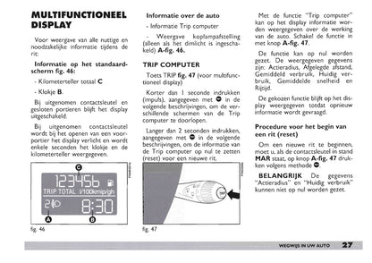 2003-2004 Fiat Doblò Owner's Manual | Dutch