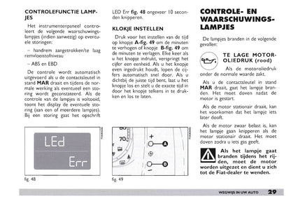 2003-2004 Fiat Doblò Owner's Manual | Dutch