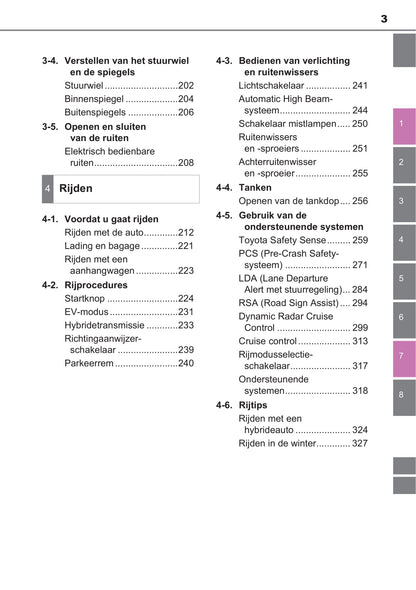 2017-2019 Toyota Prius+ Owner's Manual | Dutch