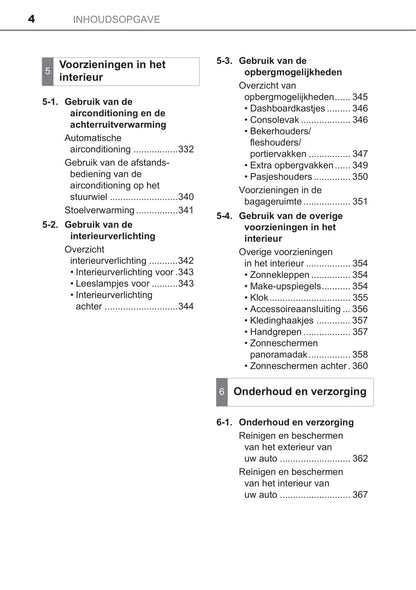 2017-2019 Toyota Prius+ Owner's Manual | Dutch