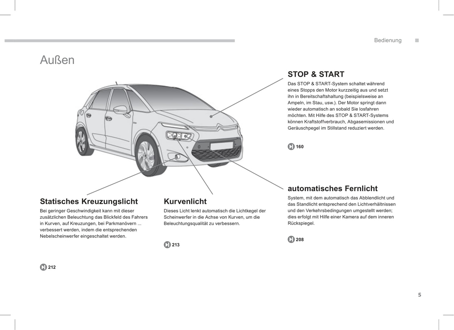 2013-2014 Citroën C4 Picasso/Grand C4 Picasso Gebruikershandleiding | Duits