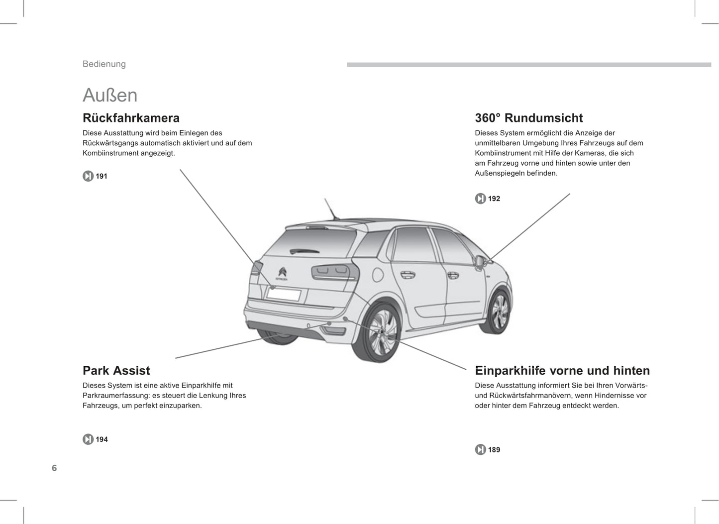 2013-2014 Citroën C4 Picasso/Grand C4 Picasso Gebruikershandleiding | Duits