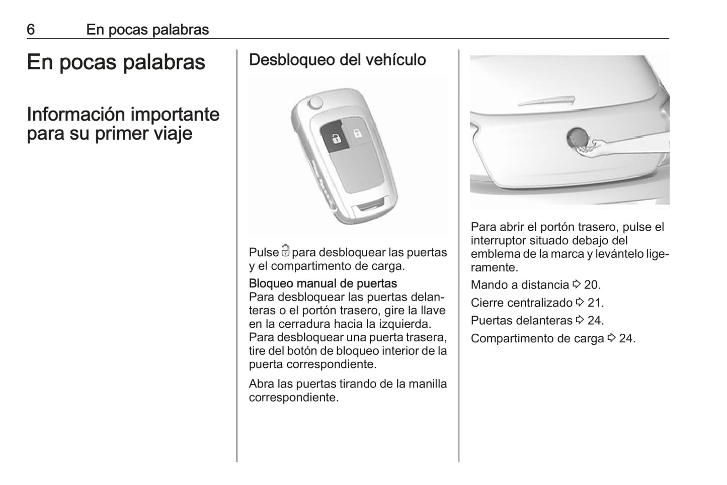 2018-2019 Opel Karl Owner's Manual | Spanish