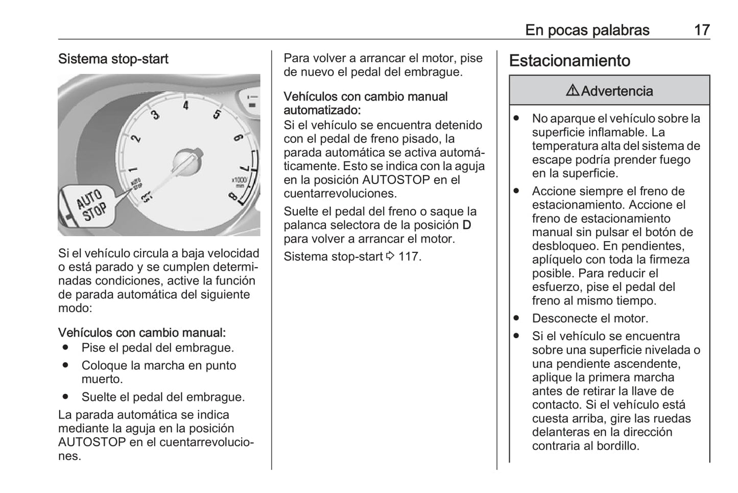 2018-2019 Opel Karl Owner's Manual | Spanish