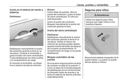 2018-2019 Opel Karl Owner's Manual | Spanish