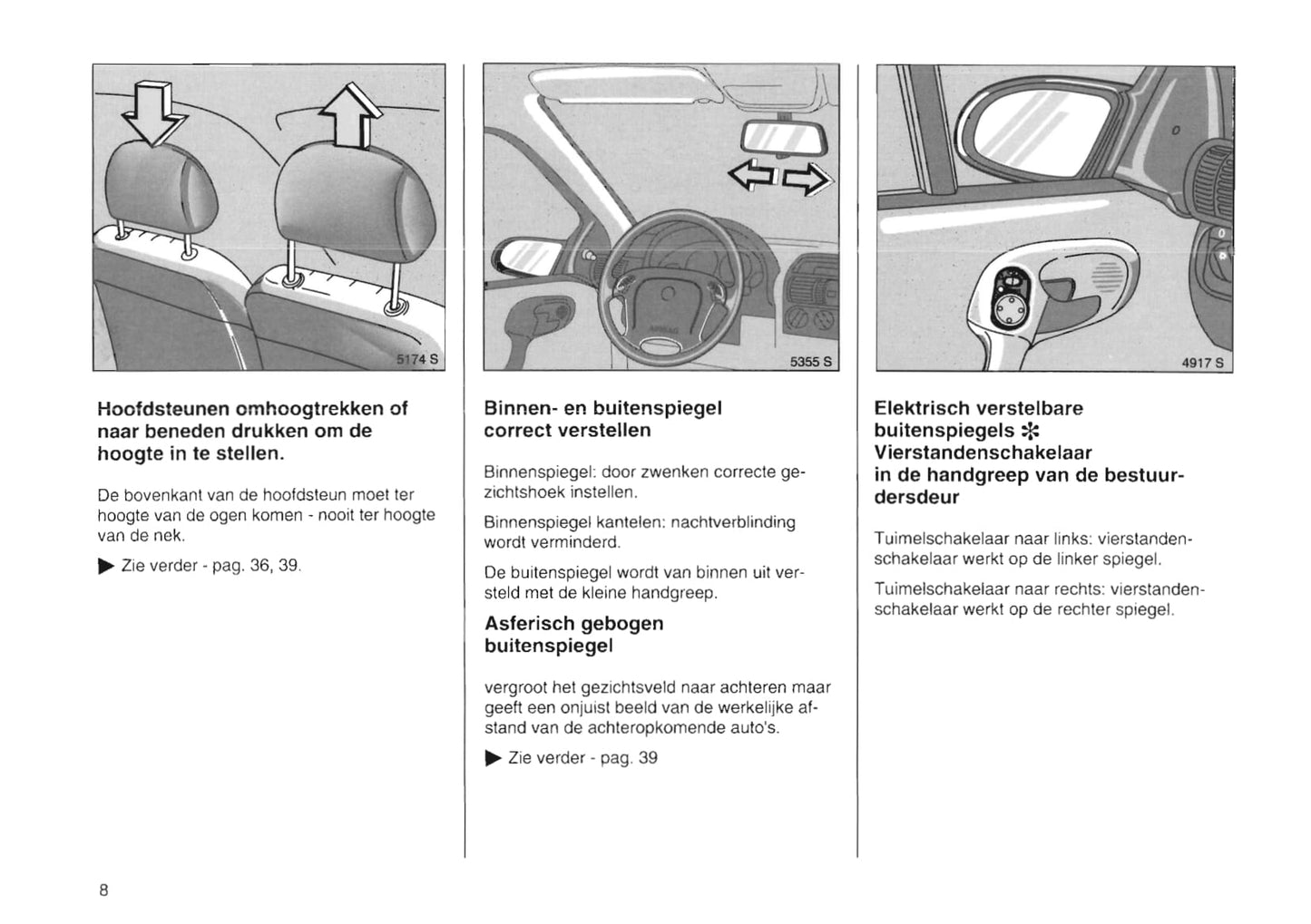 1994-2000 Opel Tigra Owner's Manual | Dutch