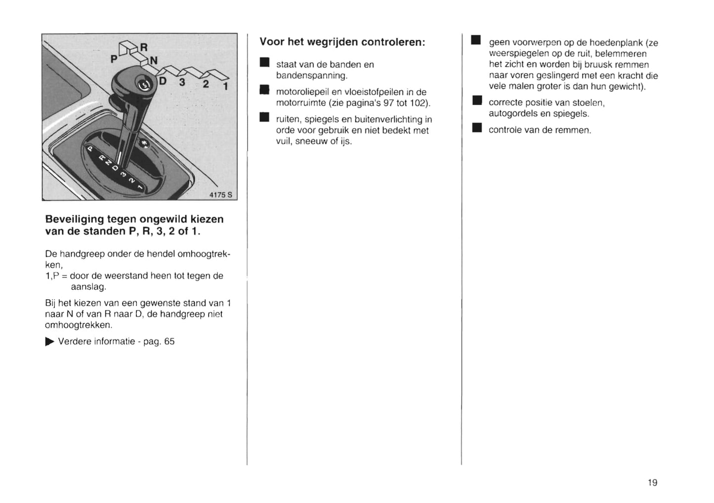 1994-2000 Opel Tigra Owner's Manual | Dutch