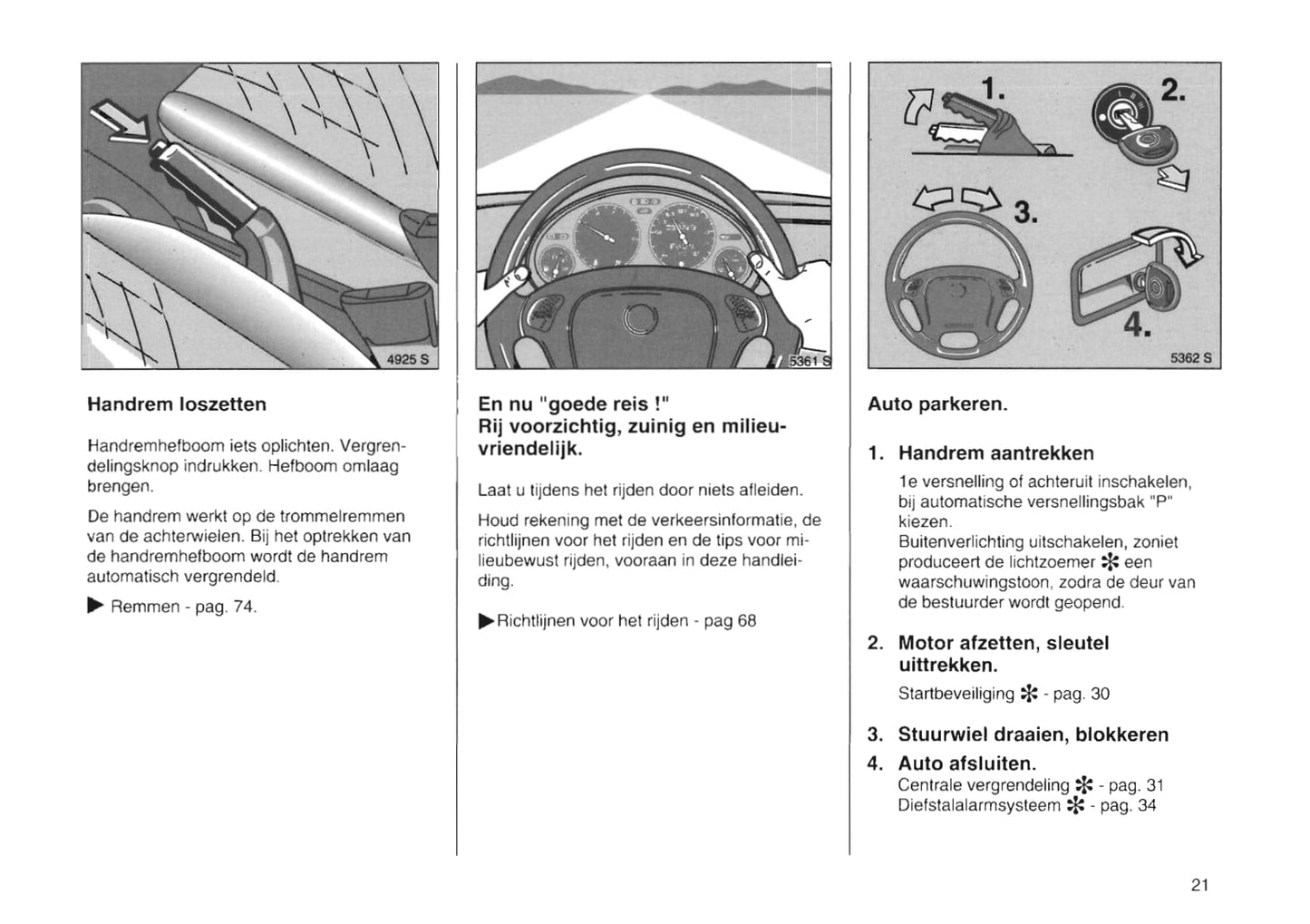 1994-2000 Opel Tigra Owner's Manual | Dutch