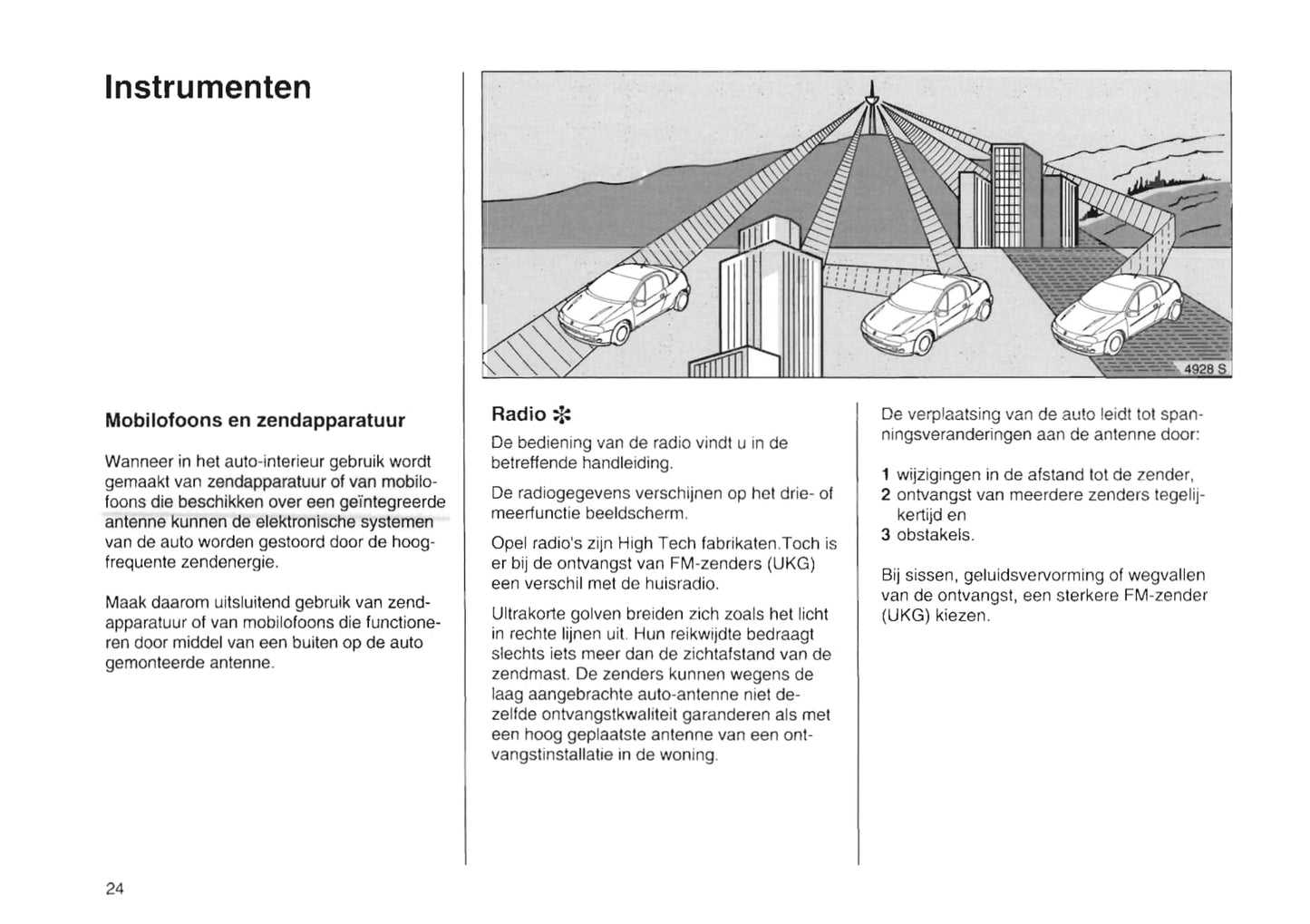 1994-2000 Opel Tigra Owner's Manual | Dutch