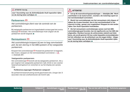 2006-2009 Audi Q7 Owner's Manual | Dutch