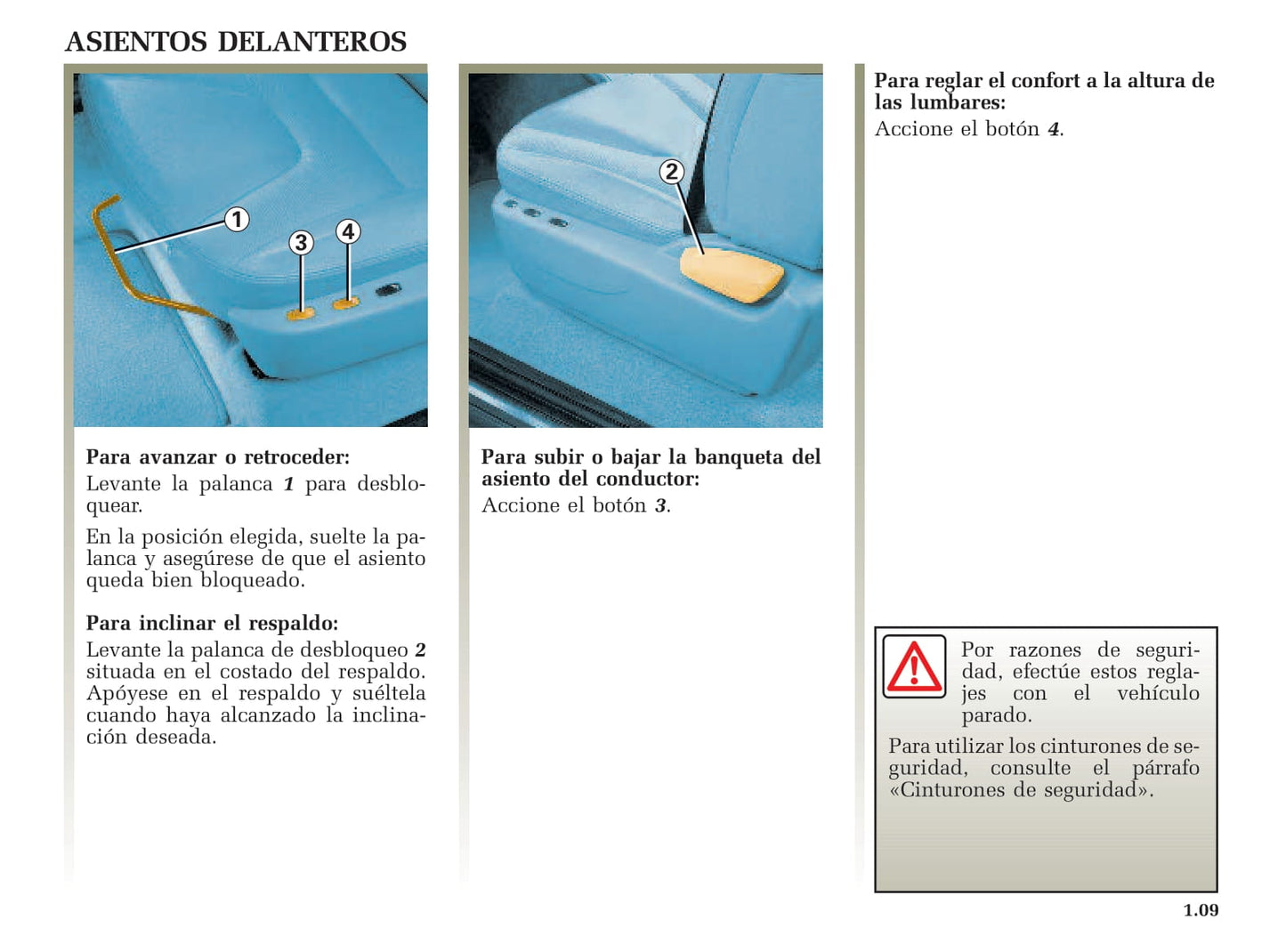 2001-2002 Renault Avantime Bedienungsanleitung | Spanisch