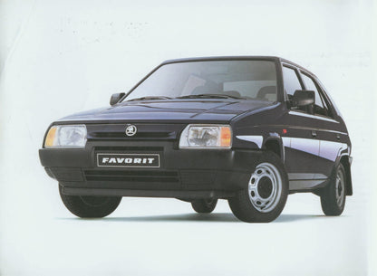 1993-1994 Skoda Favorit Gebruikershandleiding | Tsjechisch